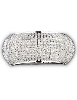 Pashà applique classica in cristallo