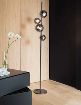 Perlage piantana in vetro soffiato