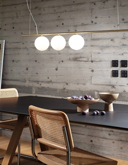 Perline lampada a sospensione moderna