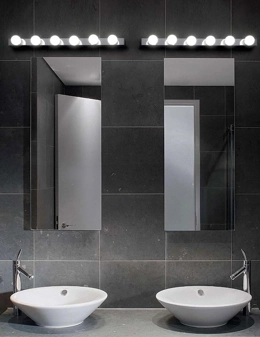 SXFYWYM Bagno Specchio luci LED Specchio Impermeabile fari Regolazione dellangolo Parete Lampada da Bagno Luce,neutrallight,52cm 