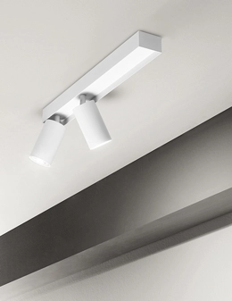 Profilo plafoniera orientabile