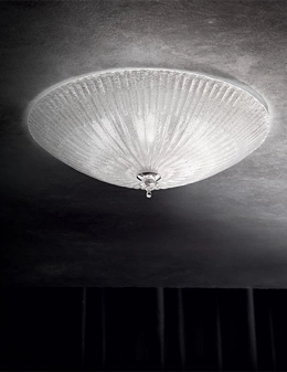 Shell plafoniera trasparente