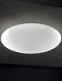 Smarties bianco plafoniera minimal