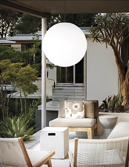 Sole lampada a sospensione a sfera