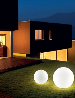 Sole sfera luminosa da esterno