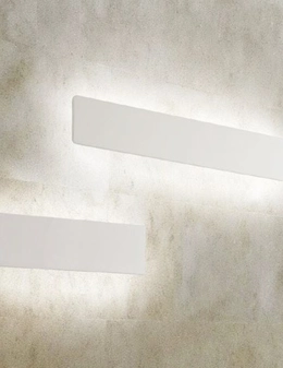 Zig zag applique moderna a led