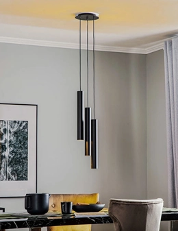 Eye black sospensione 3 luci