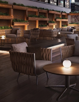 Kushi lampada da tavolo ricaricabile