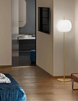 Kushi lampada da terra di design