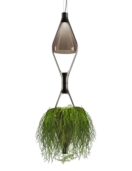 Viceversa sospensione 2 luci in vetro soffiato