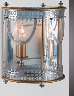 Lanterna scacco lampada a parete