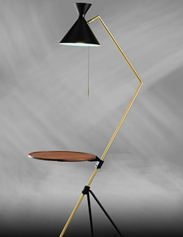 Lei lampada da terra vintage