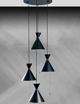 Lei lampadario vintage 4 luci