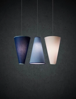 Aqua sospensione in tessuto 3 luci