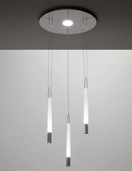 Candle sospensione di design 3 luci