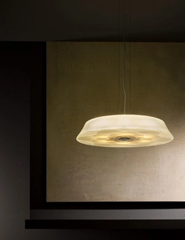 Drop sospensione con disegno geometrico