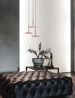 Poe lampada a sospensione a tre luci