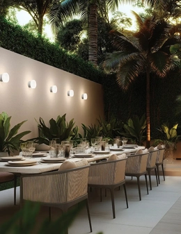 Blank applique/plafoniera da esterno