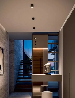 Bubble faretto semi-incassato