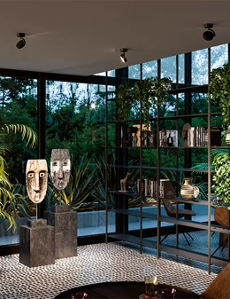 Eta plafoniera orientabile