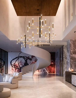 Perla sospensione scenografica