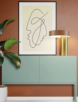 Amanita lampada da tavolo di design