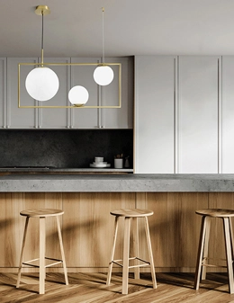 Buble sospensione minimal 3 luci