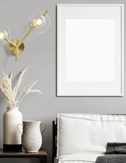 Camely lampada da parete 2 luci