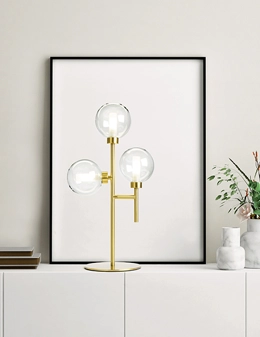 Dom lampada da tavolo 3 luci