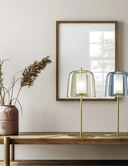 Frida lampada da tavolo in vetro