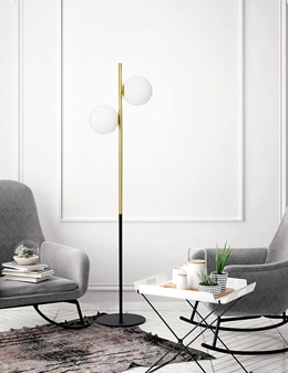 Jugen lampada da terra 2 luci