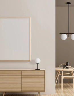 Jugen sospensione 2 luci nera