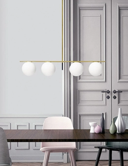 Jugen sospensione 4 luci moderna