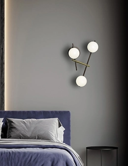 Kika applique di design 3 luci