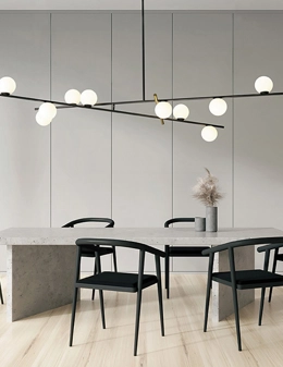 Kika sospensione design 10 luci