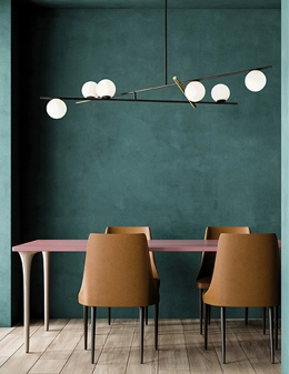 Kika sospensione design 6 luci