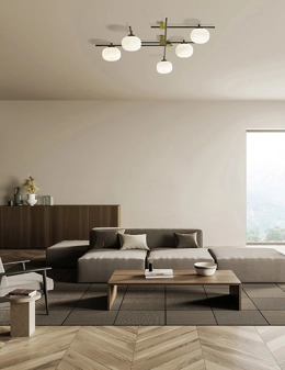 Lingotto applique/plafoniera 5 luci