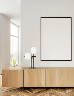 Lingotto lampada da tavolo 2 luci