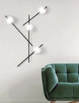 Mikado lampada parete/soffitto 4 luci