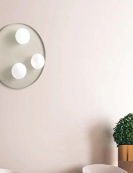 Pot applique/plafoniera 3 luci