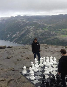 Scacchiera da giardino