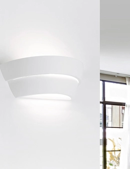 Aeginia lampada da parete in gesso