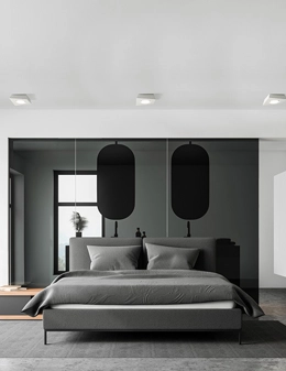 Anchise lampada da soffitto in gesso