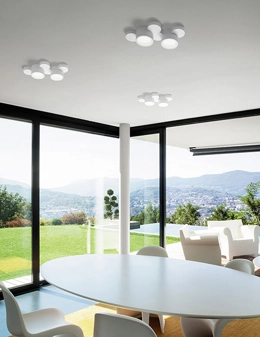 Chio lampada soffitto/parete due luci gesso