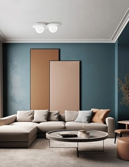 Cicladi lampada da soffitto 2 luci