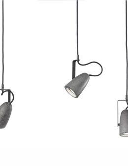 Forata 1 luce sospensione direzionabile