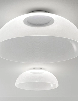 Demì lampada da parete/soffitto di design