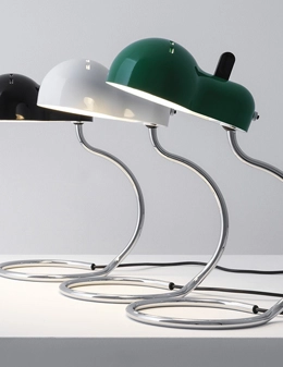 Minitopo lampada da tavolo di design