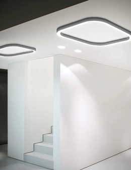 Shape plafoniera di design a LED