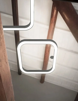 Shape sospensione di design a LED